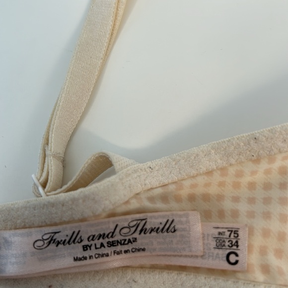 Adorable checkered pink and white 34C bra - Picture 3 of 4